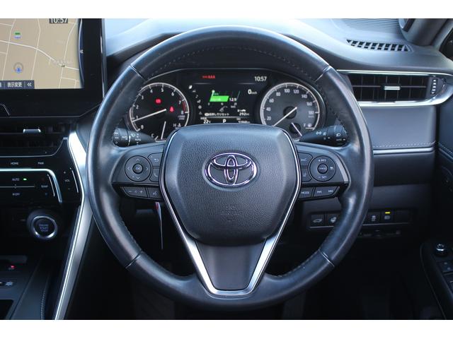 ハリアー Ｚ　レザーパッケージ　禁煙車　純正１２．３インチナビ　ＪＢＬ　全周囲カメラ　　フルセグＴＶ　シートヒーター　シートエアコン　ヘッドアップディスプレイ　ステアリングヒーター　トヨタセーフティーセンス　電動リアゲート　ＥＴＣ（32枚目）