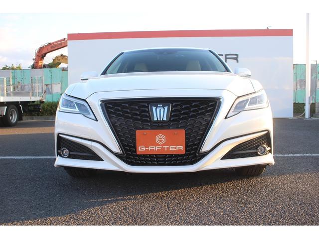 クラウンハイブリッド Ｇ－エグゼクティブ　禁煙車　純正８インチナビ　サンルーフ　フルセグＴＶ　全周囲カメラ　革シート　シートヒーター・シートエアコン　ＥＴＣ２．０　純正１８インチアルミホイール　クリアランスソナー　アイドリングストップ（10枚目）
