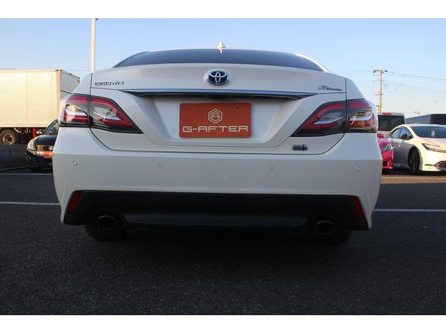 クラウンハイブリッド Ｇ－エグゼクティブ　禁煙車　純正８インチナビ　サンルーフ　フルセグＴＶ　全周囲カメラ　革シート　シートヒーター・シートエアコン　ＥＴＣ２．０　純正１８インチアルミホイール　クリアランスソナー　アイドリングストップ（14枚目）