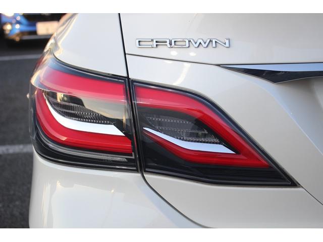 クラウンハイブリッド Ｇ－エグゼクティブ　禁煙車　純正８インチナビ　サンルーフ　フルセグＴＶ　全周囲カメラ　革シート　シートヒーター・シートエアコン　ＥＴＣ２．０　純正１８インチアルミホイール　クリアランスソナー　アイドリングストップ（27枚目）