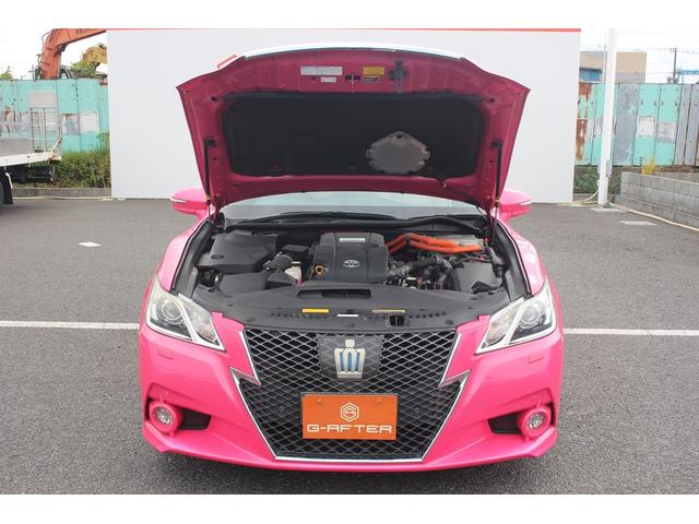 クラウンハイブリッド アスリートＧ　禁煙車　純正８型ナビ　フルセグＴＶ　バックカメラ　白革シート　衝突軽減ブレーキ　レーダークルーズコントロール　ＥＴＣ　ＬＥＤヘッドライト　ブラインドスポットモニター　シートヒーター・シートエアコン（73枚目）