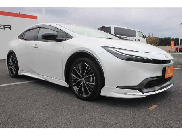 プリウス Z 禁煙車 純正12.3型ディスプレイオーディオ フルセグTV 全周囲カメラ 温冷黒革シート モデリスタフルエアロ レーダークルーズコントロール ETC2.0 衝突軽減ブレーキ クリアランスソナー(7枚目)