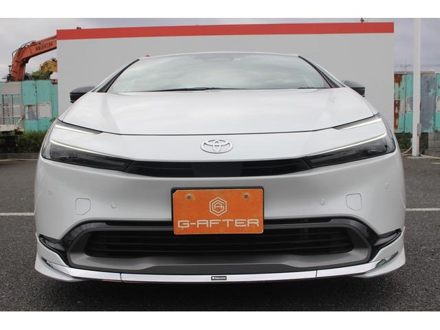 プリウス Z 禁煙車 純正12.3型ディスプレイオーディオ フルセグTV 全周囲カメラ 温冷黒革シート モデリスタフルエアロ レーダークルーズコントロール ETC2.0 衝突軽減ブレーキ クリアランスソナー(8枚目)