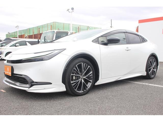 プリウス Z 禁煙車 純正12.3型ディスプレイオーディオ フルセグTV 全周囲カメラ 温冷黒革シート モデリスタフルエアロ レーダークルーズコントロール ETC2.0 衝突軽減ブレーキ クリアランスソナー(9枚目)