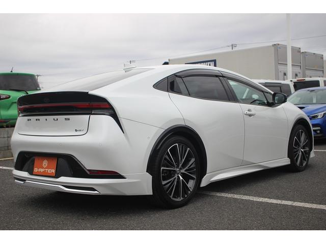 プリウス Z 禁煙車 純正12.3型ディスプレイオーディオ フルセグTV 全周囲カメラ 温冷黒革シート モデリスタフルエアロ レーダークルーズコントロール ETC2.0 衝突軽減ブレーキ クリアランスソナー(13枚目)