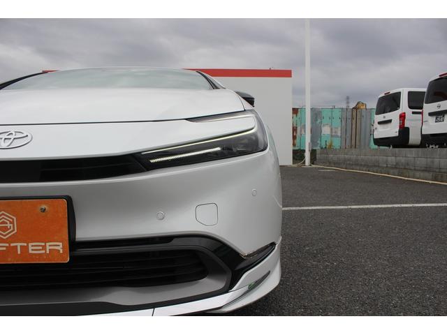 プリウス Z 禁煙車 純正12.3型ディスプレイオーディオ フルセグTV 全周囲カメラ 温冷黒革シート モデリスタフルエアロ レーダークルーズコントロール ETC2.0 衝突軽減ブレーキ クリアランスソナー(22枚目)