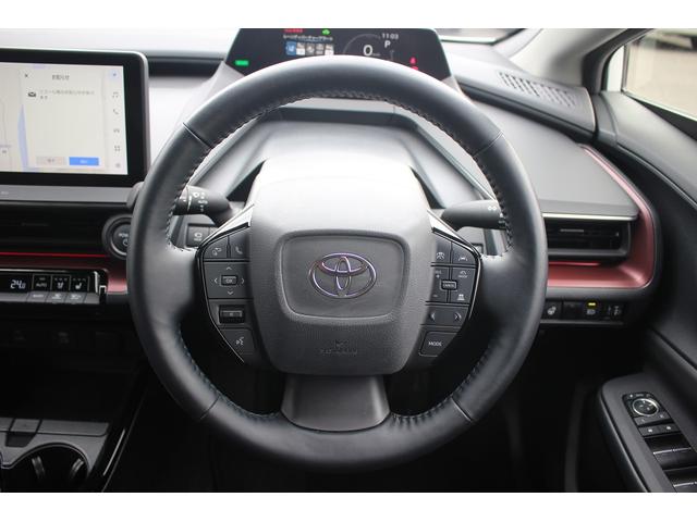プリウス Z 禁煙車 純正12.3型ディスプレイオーディオ フルセグTV 全周囲カメラ 温冷黒革シート モデリスタフルエアロ レーダークルーズコントロール ETC2.0 衝突軽減ブレーキ クリアランスソナー(45枚目)