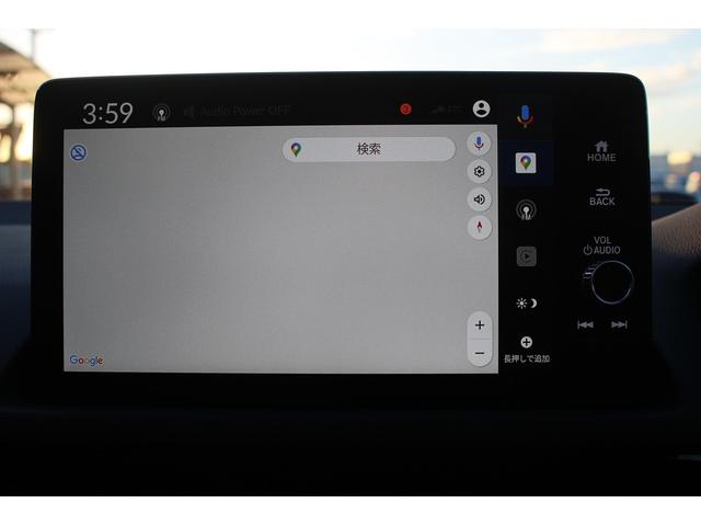 シビック ＲＳ　禁煙車　６ＭＴ　純正９インチナビ　フルセグＴＶ　バックカメラ　ＬＥＤヘッドライト　温熱黒半革　ＥＴＣ２．０　レーダークルーズコントロール　レーンキープアシスト　クリアランスソナー　ブラインドスポット（4枚目）