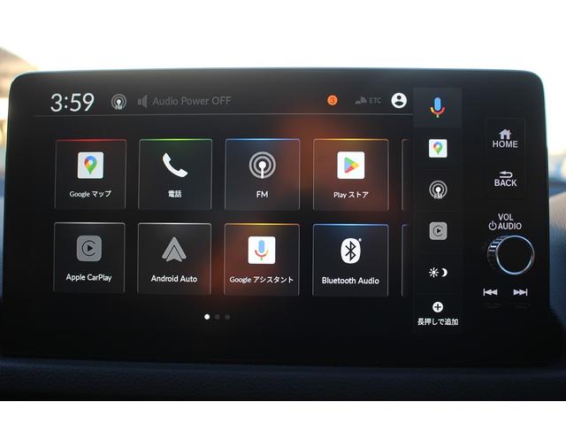 シビック ＲＳ　禁煙車　６ＭＴ　純正９インチナビ　フルセグＴＶ　バックカメラ　ＬＥＤヘッドライト　温熱黒半革　ＥＴＣ２．０　レーダークルーズコントロール　レーンキープアシスト　クリアランスソナー　ブラインドスポット（12枚目）
