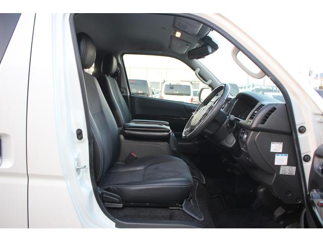 ハイエースバン 後期型 禁煙車 ストラーダナビ フルセグTV バックカメラ ハーフブラックレザーシート プリクラッシュセーフティー ETC スマートキープッシュスタート レーンキープアシスト 100V充電(44枚目)