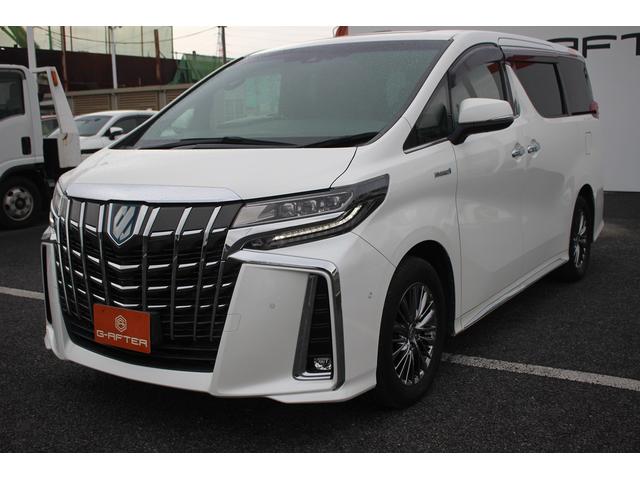 アルファードハイブリッド エグゼクティブラウンジＳ　後期型　純正１０．５型ナビ　フルセグＴＶ　ＪＢＬサウンドシステム　サンルーフ　後席モニター　レーダークルーズコントロール　ＥＴＣ２．０　全周囲カメラ　純正１７インチアルミホイール　黒革シート（15枚目）