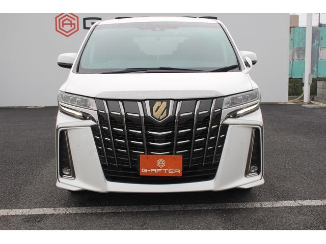 アルファード 2.5S タイプゴールド 後期型 禁煙車 純正9型ナビ フルセグTV ハーフレザー 電動リアゲート 両側電動スライドドア LEDヘッドライト ETC2.0 衝突軽減ブレーキ クリアランスソナー レーダークルーズコントロール(8枚目)