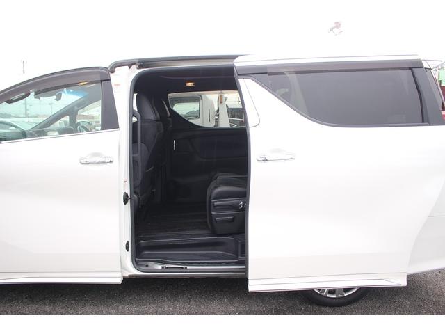 アルファード 2.5S タイプゴールド 後期型 禁煙車 純正9型ナビ フルセグTV ハーフレザー 電動リアゲート 両側電動スライドドア LEDヘッドライト ETC2.0 衝突軽減ブレーキ クリアランスソナー レーダークルーズコントロール(36枚目)