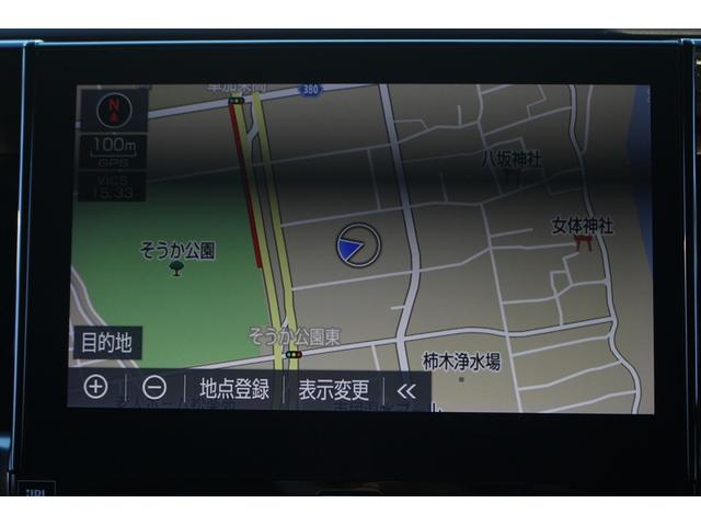 アルファードハイブリッド Ｓ　タイプゴールドＩＩ　後期型　禁煙車　後席モニター　純正１０．５インチナビ　ＪＢＬサウンドシステム　三眼ＬＥＤヘッドライト　全周囲カメラ　ＥＴＣ２．０　両側電動スライドドア　レーダークルーズコントロール（3枚目）