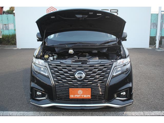エルグランド ２５０ハイウェイスターＳ　アーバンクロム　後期型　純正１０インチナビ　フリップダウンモニター　アダプティブクルーズコントール　衝突軽減ブレーキ　ＥＴＣ２．０　両側電動スライドドア　シートヒーター　純正１８インチアルミホイール（78枚目）