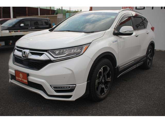 ＣＲ－Ｖハイブリッド ＥＸ・マスターピース　後期型　純正ナビ　フルセグＴＶ　電動サンルーフ　茶革シート　レーダークルーズコントロール　バックカメラ　ＥＴＣ２．０　シートヒーター　パワーシート　ＬＥＤヘッドライト　ワンオーナー　ルーフレール（9枚目）