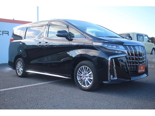 アルファードハイブリッド S タイプゴールド 禁煙車 純正9インチナビ フルセグTV バックカメラ フリップダウンモニター 衝突軽減 電動リアゲート 両側電動スライドドア 純正17インチアルミホイール ETC LEDヘッドライト 雹害車(8枚目)