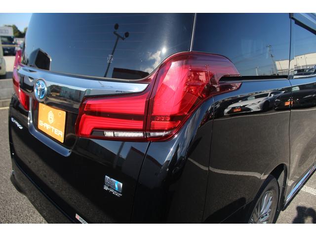 アルファードハイブリッド S タイプゴールド 禁煙車 純正9インチナビ フルセグTV バックカメラ フリップダウンモニター 衝突軽減 電動リアゲート 両側電動スライドドア 純正17インチアルミホイール ETC LEDヘッドライト 雹害車(29枚目)