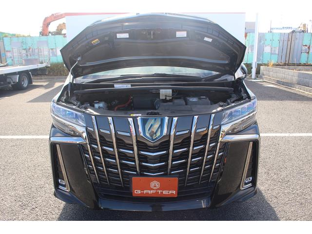 アルファードハイブリッド S タイプゴールド 禁煙車 純正9インチナビ フルセグTV バックカメラ フリップダウンモニター 衝突軽減 電動リアゲート 両側電動スライドドア 純正17インチアルミホイール ETC LEDヘッドライト 雹害車(76枚目)