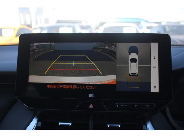 ハリアーPHEV Z 後期型 禁煙車 純正12.3型ディスプレイオーディオ フルセグTV JBLプレミアムサウンド 全周囲カメラ 黒革 シートクーラー シートヒーター 電動リアゲート ブラインドスポットモニター(4枚目)