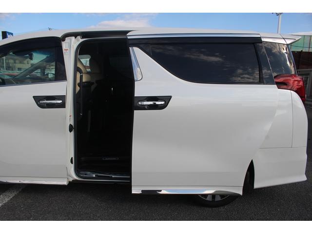 アルファード 2.5S Cパッケージ 後期型 禁煙車 純正9インチナビ 3眼LEDヘッドライト CD・DVDキット フリップダウンモニター 両側電動スライドドア バックカメラ フルセグTV シートヒーター&シートクーラー(41枚目)
