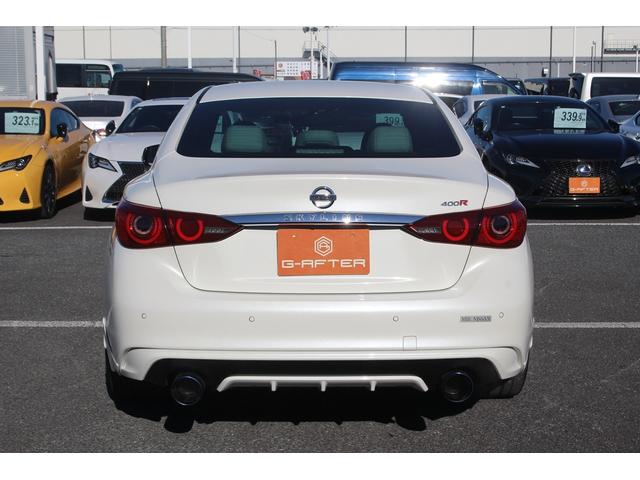 スカイライン 400R 禁煙車 ADVANRacing19インチホイール 柿本改マフラー 純正ツインディスプレイナビ フルセグTV 全周囲カメラ ETC2.0 BOSEサウンド シートヒーター スマートキー BSM(12枚目)