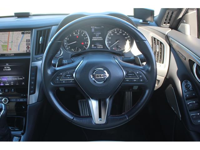 スカイライン 400R 禁煙車 ADVANRacing19インチホイール 柿本改マフラー 純正ツインディスプレイナビ フルセグTV 全周囲カメラ ETC2.0 BOSEサウンド シートヒーター スマートキー BSM(51枚目)