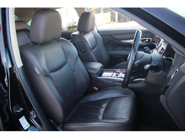 フーガハイブリッド VIP 後期型 純正8インチナビ フルセグTV 全周囲カメラ 黒革シート LEDヘッドライト スマートキー レーダークルーズコントロール ETC シートヒーター シートエアコン Bluetooth接続(41枚目)