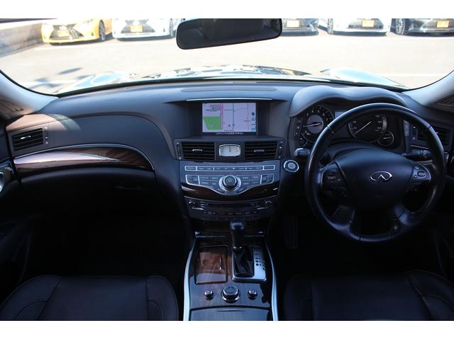 フーガハイブリッド VIP 後期型 純正8インチナビ フルセグTV 全周囲カメラ 黒革シート LEDヘッドライト スマートキー レーダークルーズコントロール ETC シートヒーター シートエアコン Bluetooth接続(46枚目)