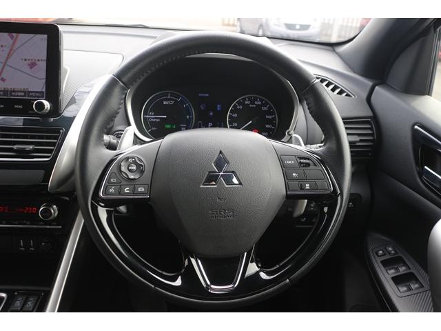 エクリプスクロスPHEV P 純正ナビ フルセグ 全周囲カメラ 衝突軽減 レーダークルーズ シートヒーター LEDヘッドライト ETC 純正AW パドルシフト 障害物センサー 電子パーキング 電動格納ミラー ドアバイザー(45枚目)