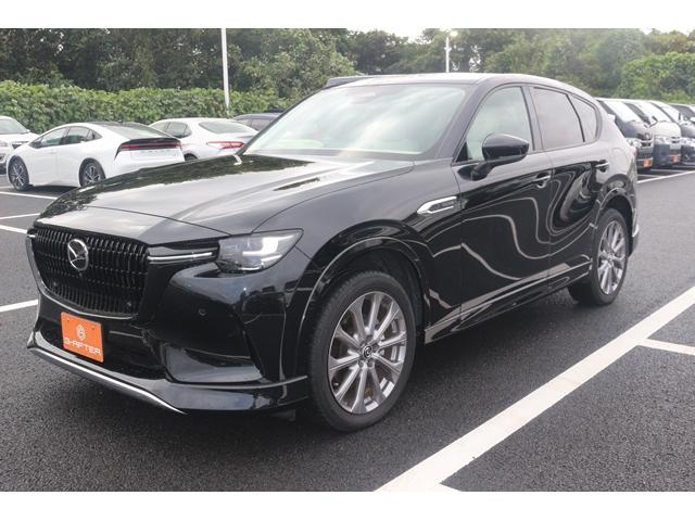 ＣＸ－６０ ＸＤ　エクスクルーシブモード　白革シート／純正１２．３型ナビ／地デジ／全周囲カ衝突軽衝ブレーキ／レーダークルーズコントロール／ＬＥＤヘッドライト／シートヒーター／シートベンチレーション／禁煙車／純正アルミホイール／（15枚目）