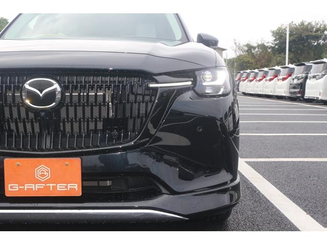 ＣＸ－６０ ＸＤ　エクスクルーシブモード　白革シート／純正１２．３型ナビ／地デジ／全周囲カ衝突軽衝ブレーキ／レーダークルーズコントロール／ＬＥＤヘッドライト／シートヒーター／シートベンチレーション／禁煙車／純正アルミホイール／（16枚目）