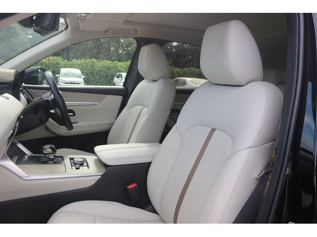 ＣＸ－６０ ＸＤ　エクスクルーシブモード　白革シート／純正１２．３型ナビ／地デジ／全周囲カ衝突軽衝ブレーキ／レーダークルーズコントロール／ＬＥＤヘッドライト／シートヒーター／シートベンチレーション／禁煙車／純正アルミホイール／（41枚目）