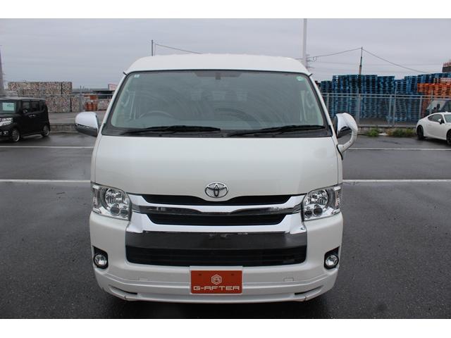 ハイエースワゴン 後席モニター/社外ナビ/地デジ/バックカメラ/社外エアロ/片側電動パワースライドドア/ETC/bluetooth接続(8枚目)