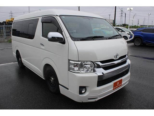 ハイエースワゴン 後席モニター/社外ナビ/地デジ/バックカメラ/社外エアロ/片側電動パワースライドドア/ETC/bluetooth接続(9枚目)