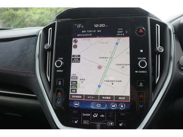 レヴォーグ ＳＴＩスポーツ　ＥＸ　禁煙車　スマートリアビューミラー　純正１１．６インチナビ　全席シートヒーター　アイサイトコアテクノロジー　前席パワーシート　ハンズフリーパワーバックドア　ブラックツートーン革シート　フルセグ　ＥＴＣ（3枚目）