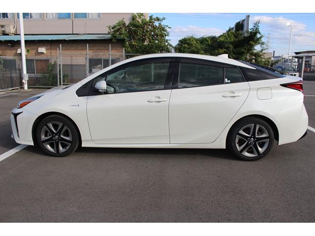 プリウス Sツーリングセレクション 禁煙車 黒革シート 純正ナビ フルセグTV 全周囲カメラ レーダークルーズ 衝突軽減 クリアランスソナー レーンキープ LEDヘッドライト シートヒーター Bluetooth オートライト ETC(11枚目)