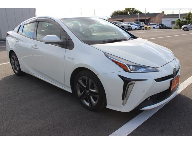 プリウス Sツーリングセレクション 禁煙車 黒革シート 純正ナビ フルセグTV 全周囲カメラ レーダークルーズ 衝突軽減 クリアランスソナー レーンキープ LEDヘッドライト シートヒーター Bluetooth オートライト ETC(21枚目)