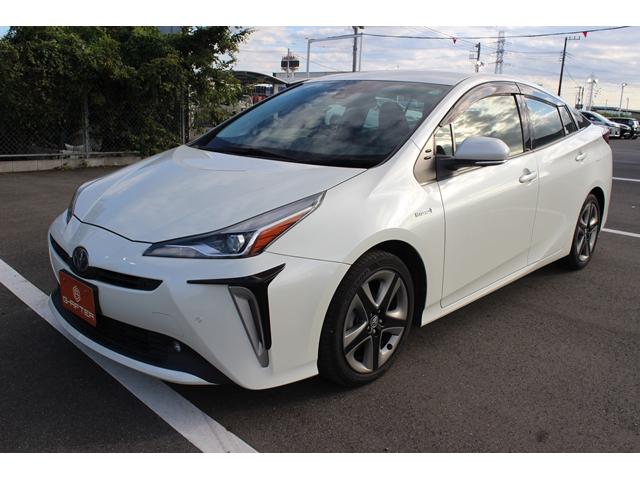 プリウス Sツーリングセレクション 禁煙車 黒革シート 純正ナビ フルセグTV 全周囲カメラ レーダークルーズ 衝突軽減 クリアランスソナー レーンキープ LEDヘッドライト シートヒーター Bluetooth オートライト ETC(24枚目)