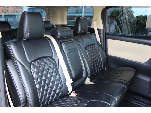 アルファード 2.5X 禁煙車 サンルーフ 後席モニター アルパイン11型ナビ フルセグTV バックカメラ 両側電動スライドドア 衝突軽減 ETC LEDヘッドライト オートライト 黒シートカバー 18インチアルミホイール(16枚目)