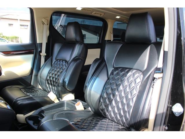 アルファード 2.5X 禁煙車 サンルーフ 後席モニター アルパイン11型ナビ フルセグTV バックカメラ 両側電動スライドドア 衝突軽減 ETC LEDヘッドライト オートライト 黒シートカバー 18インチアルミホイール(47枚目)