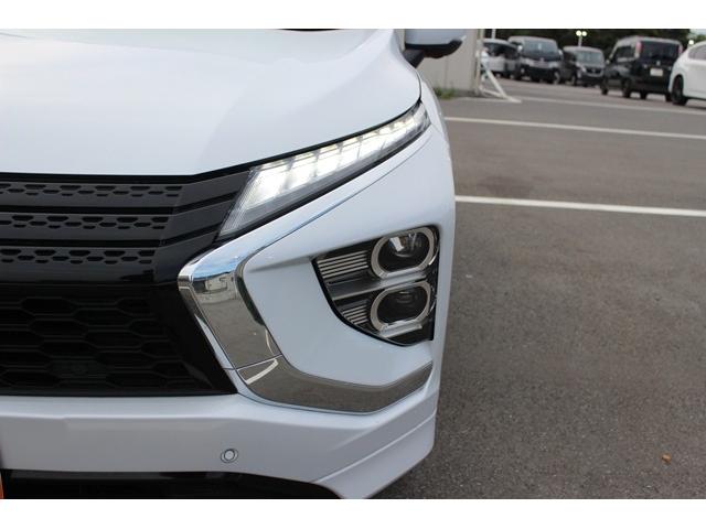 エクリプスクロスPHEV P 禁煙車 純正8型ナビ フルセグTV 全周囲カメラ 衝突軽減 レーダクルーズ シートヒーター ハーフレザーシート LEDヘッドライト パワーシート 純正18AW スマートキー アイドリングストップ(28枚目)