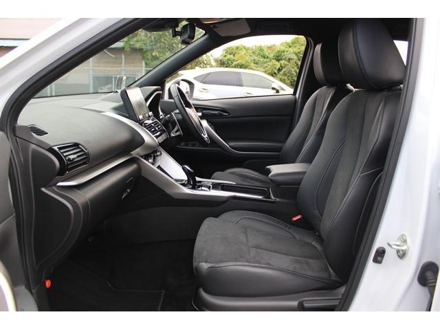 エクリプスクロスPHEV P 禁煙車 純正8型ナビ フルセグTV 全周囲カメラ 衝突軽減 レーダクルーズ シートヒーター ハーフレザーシート LEDヘッドライト パワーシート 純正18AW スマートキー アイドリングストップ(45枚目)