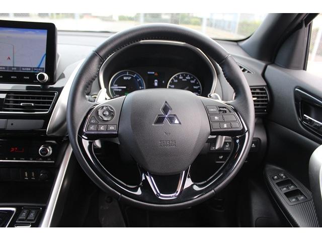 エクリプスクロスPHEV P 禁煙車 純正8型ナビ フルセグTV 全周囲カメラ 衝突軽減 レーダクルーズ シートヒーター ハーフレザーシート LEDヘッドライト パワーシート 純正18AW スマートキー アイドリングストップ(46枚目)