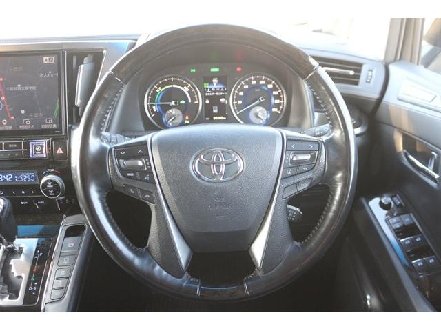 アルファードハイブリッド SR Cパッケージ 禁煙車 モデリスタエアロ 後席モニター アルパイン11型ナビ フルセグ バックカメラ 両側電動スライドドア 衝突軽減ブレーキ LEDヘッドライト ETC 純正17AW プッシュスタート i-stop(47枚目)