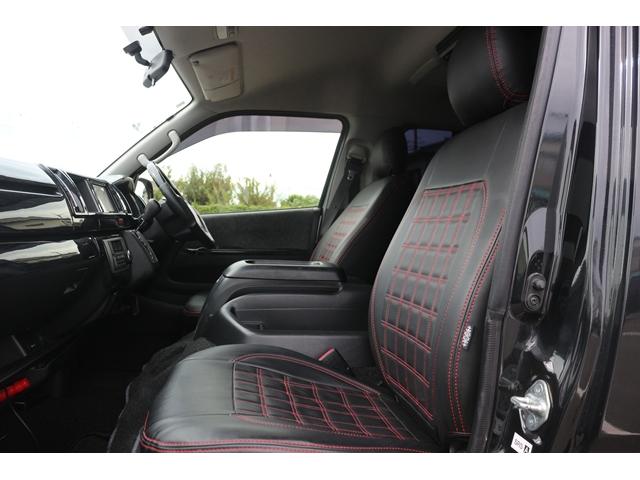 ハイエースワゴン ＧＬ　禁煙車　片側電動スライド　ベッドキット　ファブレス１９ＡＷ　カロッツェリアディスプレイ　バックカメラ　後席モニター　スマートキー　シートカバー　ローダウン車　ＬＥＤヘッドライト　インパネＡＴ　１０人乗（38枚目）