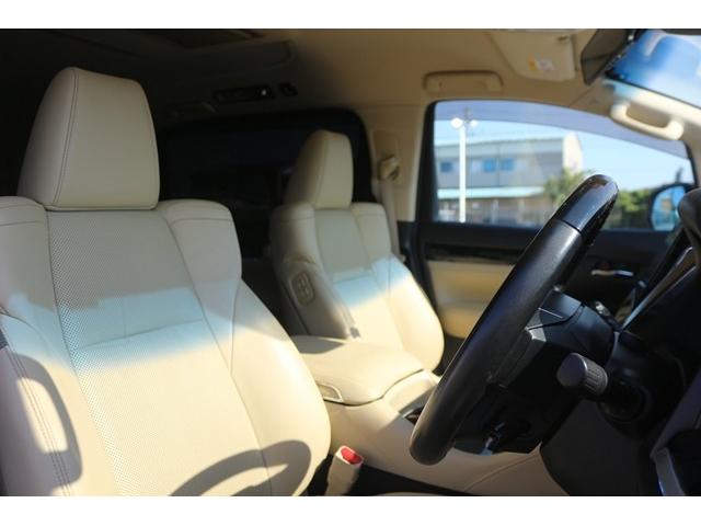 アルファード 2.5G 禁煙車 ベージュ革シート モデリスタエアロ モデリスタ20インチAW 後席モニター 3眼LED  純正10型ナビ フルセグTV Bカメラ トヨタセーフティセンス デジタルミラー ベンチレーション(15枚目)