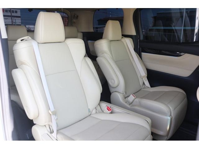 アルファード 2.5G 禁煙車 ベージュ革シート モデリスタエアロ モデリスタ20インチAW 後席モニター 3眼LED  純正10型ナビ フルセグTV Bカメラ トヨタセーフティセンス デジタルミラー ベンチレーション(16枚目)