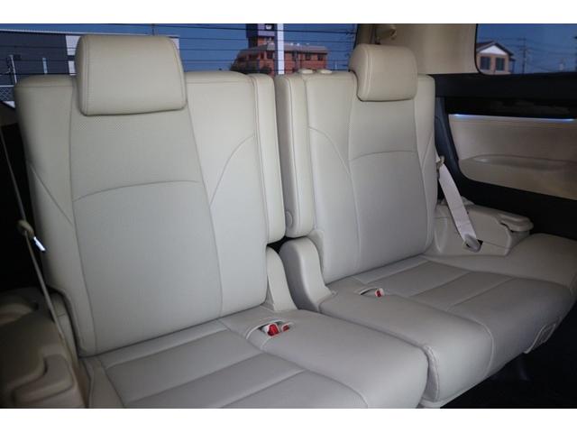 アルファード 2.5G 禁煙車 ベージュ革シート モデリスタエアロ モデリスタ20インチAW 後席モニター 3眼LED  純正10型ナビ フルセグTV Bカメラ トヨタセーフティセンス デジタルミラー ベンチレーション(17枚目)