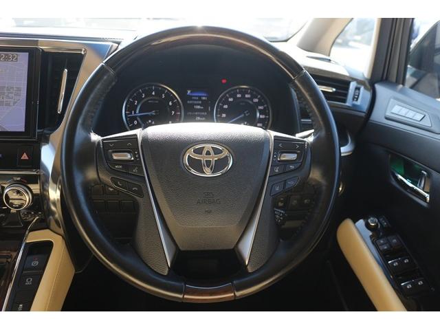 アルファード 2.5G 禁煙車 ベージュ革シート モデリスタエアロ モデリスタ20インチAW 後席モニター 3眼LED  純正10型ナビ フルセグTV Bカメラ トヨタセーフティセンス デジタルミラー ベンチレーション(18枚目)